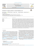 Evaluation of organic products to control blueberry rust