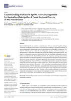 Understanding the Role of Sports Injury Management by Australian Osteopaths: A Cross Sectional Survey of 992 Practitioners