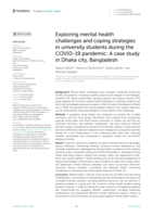 Exploring mental health challenges and coping strategies in university students during the COVID-19 pandemic: A case study in Dhaka city, Bangladesh