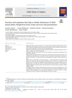 Practices and responses that help or hinder disclosures of child sexual abuse: Perspectives from victim survivors and practitioners