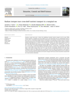 Radium isotopes trace cross-shelf nutrient transport in a marginal sea