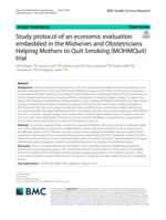Study protocol of an economic evaluation embedded in the Midwives and Obstetricians Helping Mothers to Quit Smoking (MOHMQuit) trial