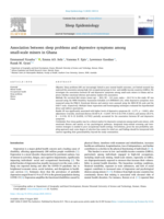 Association between sleep problems and depressive symptoms among small-scale miners in Ghana