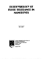  Ecophysiology of flood tolerance in mangroves