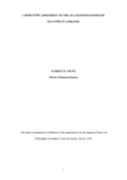  Laboratory assessment of the leg extensor strength qualities in athletes