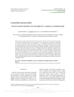 Events and Economic Sustainability: A Critical Commentary