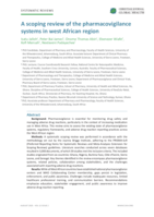A Scoping Review of the Pharmacovigilance Systems in West African region