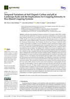 Temporal Variations of Soil Organic Carbon and pH at Landscape Scale and the Implications for Cropping Intensity in Rice-Based Cropping Systems