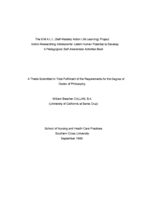 The S.M.A.L.L. (Self-Mastery Action Life Learning) project : action researching adolescents' latent human potential to develop a pedagogical self-awareness activities book