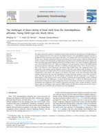 The challenges of direct dating of fossil teeth from the Australopithecus africanus, Taung Child type site, South Africa
