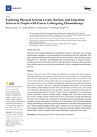 Exploring Physical Activity Levels, Barriers, and Education Sources in People with Cancer Undergoing Chemotherapy