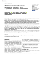 The impact of telehealth care on escalation to emergency care: A systematic review and meta-analysis