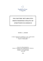 Polyketide metabolites from modified strains of <em>Streptomyces rimosus</em>
