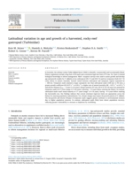 Latitudinal variation in age and growth of a harvested, rocky-reef gastropod (Turbinidae)
