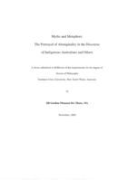 Myths and metaphors: the portrayal of Aboriginality in the discourse of Indigenous Australians and Others