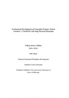 Professional development of generalist primary school teachers: a model for life-long physical education