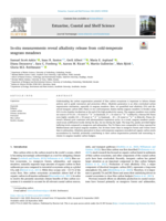 In-situ measurements reveal alkalinity release from cold-temperate seagrass meadows