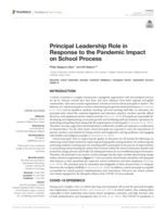 Principal Leadership Role in Response to the Pandemic Impact on School Process