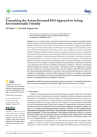 Unmasking the Action-Oriented ESD Approach to Acting Environmentally Friendly