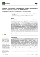 Potential Contributions of Residual Soil Nitrogen to Subsequent Ratoon Sugarcane Crops in the Wet Subtropics