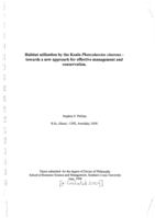 Habitat utilisation by the koala <em>Phascolarctos cinereus</em>: towards a new approach for effective management and conservation