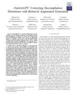 FidelityGPT: Correcting Decompilation Distortions with Retrieval Augmented Generation