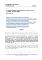 Follow the leader: Child-led inquiries to develop science learning of young children