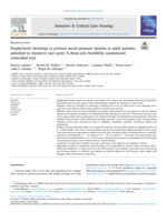 Prophylactic dressings to prevent sacral pressure injuries in adult patients admitted to intensive care units: A three-arm feasibility randomized controlled trial