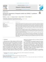 Practitioner Experiences of Integrative health CarE [PEICE]: A qualitative descriptive study