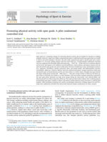 Promoting Physical Activity with Open Goals: A Pilot Randomised Controlled Trial