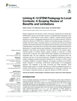 Linking K-12 STEM Pedagogy to Local Contexts: A Scoping Review of Benefits and Limitations