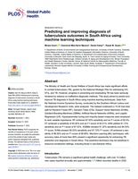 Predicting and improving diagnosis of tuberculosis outcomes in South Africa using machine learning techniques