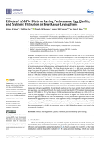 Effects of AM/PM Diets on Laying Performance, Egg Quality, and Nutrient Utilisation in Free-Range Laying Hens