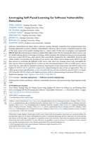 Leveraging Self-Paced Learning for Software Vulnerability Detection