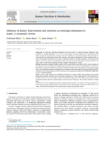 Influence of Dietary Interventions and Nutrients on Oestrogen Dominance in Males: A Systematic Review