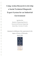 Using action research to develop a social technical diagnostic expert system for an industrial environment