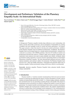 Development and Preliminary Validation of the Planetary Empathy Scale: An International Study