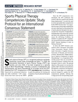 Sports Physical Therapy Competencies Update: Study Protocol for an International Consensus Statement
