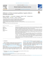 Adherence to 24-hour movement guidelines: Cognitive effects in Australian preschoolers