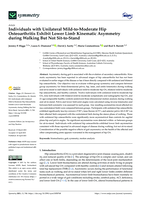 Individuals with Unilateral Mild-to-Moderate Hip Osteoarthritis Exhibit Lower Limb Kinematic Asymmetry during Walking But Not Sit-to-Stand