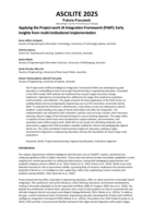 Applying the Project-work AI Integration Framework (PAIIF): Early insights from multi-institutional implementation