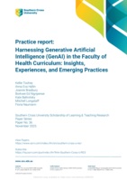 Harnessing Generative Artificial Intelligence (GenAI) in the Faculty of Health Curriculum: Insights, Experiences, and Emerging Practices (Practice Report)