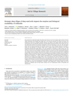 Strategic deep tillage of deep sand soils impacts the sorption and biological availability of trifluralin
