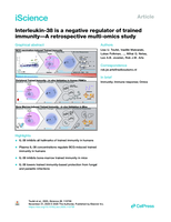 Interleukin-38 is a negative regulator of trained immunity—A retrospective multi-omics study