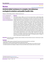 Antimicrobial resistance in complex microbiomes: ecological evolution and public health risks
