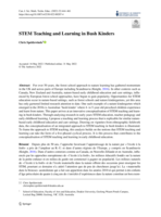 STEM Teaching and Learning in Bush Kinders