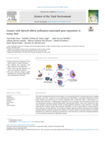Contact with fipronil affects pollination-associated gene expression in honey bees