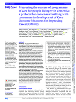 Measuring the success of programmes of care for people living with dementia: a protocol for consensus building with consumers to develop a set of Core Outcome Measures for Improving Care (COM-IC)