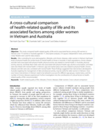 A cross-cultural comparison of health-related quality of life and its associated factors among older women in Vietnam and Australia
