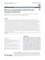Mercury concentrations within Peruvian mangrove sediments